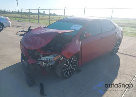 2018 Toyota Corolla Le из США, поврежденный, VIN 2T1BURHE5JC103875